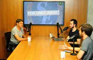 Valdir Todinho, ex-volante de Atlético, Cruzeiro e América, durante entrevista ao quadro Por onde anda?, do Superesportes