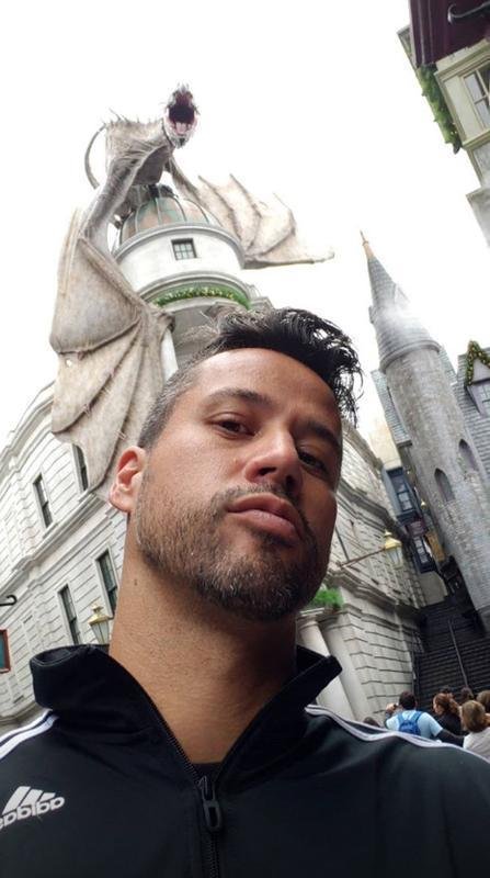 Goleiro Fbio na Disney, nos Estados Unidos