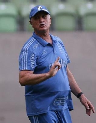Felipo comandou treino do Palmeiras no Independncia visando ao jogo de quarta, s 21h45, no Mineiro, contra o Cruzeiro, pela semifinal da Copa do Brasil. Time precisa vencer para ir  deciso