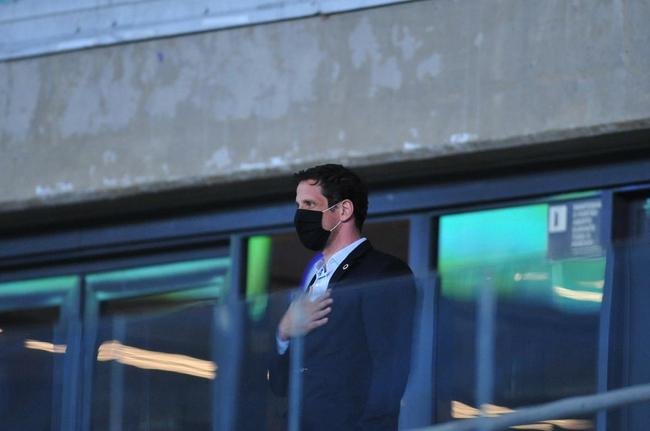 Belletti, novo diretor de negcios internacionais do Cruzeiro, assistiu ao jogo contra o CRB, no Mineiro, pela Srie B do Brasileiro