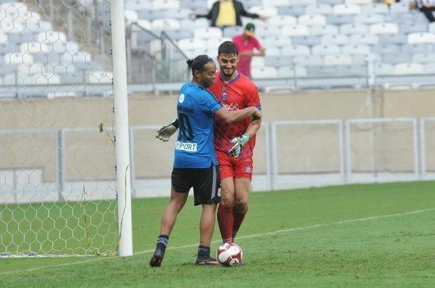 Fotos do 'Game of Dreams', jogo festivo dos Amigos do Ronaldinho contra os Amigos do Penta