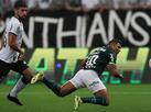 Corinthians e Palmeiras empatam em jogao com muita chuva e show de Rony
