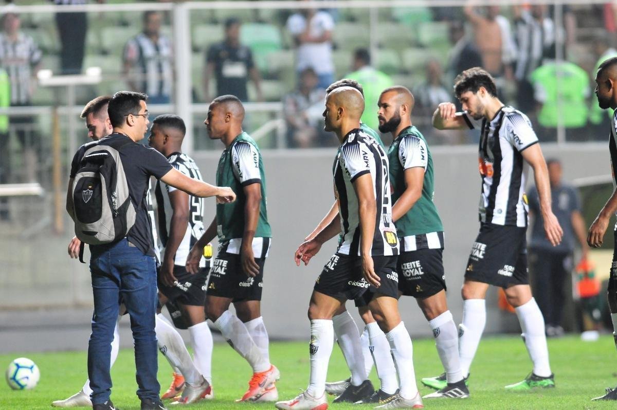 Fotos do jogo entre Atltico e Grmio