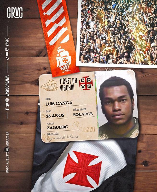 Luis Cangá, zagueiro (Vasco)