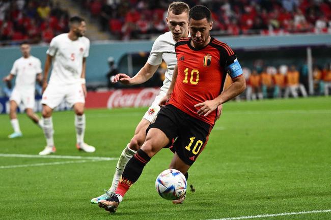 Fotos do jogo entre Bélgica e Canadá pelo Grupo F da Copa do Mundo