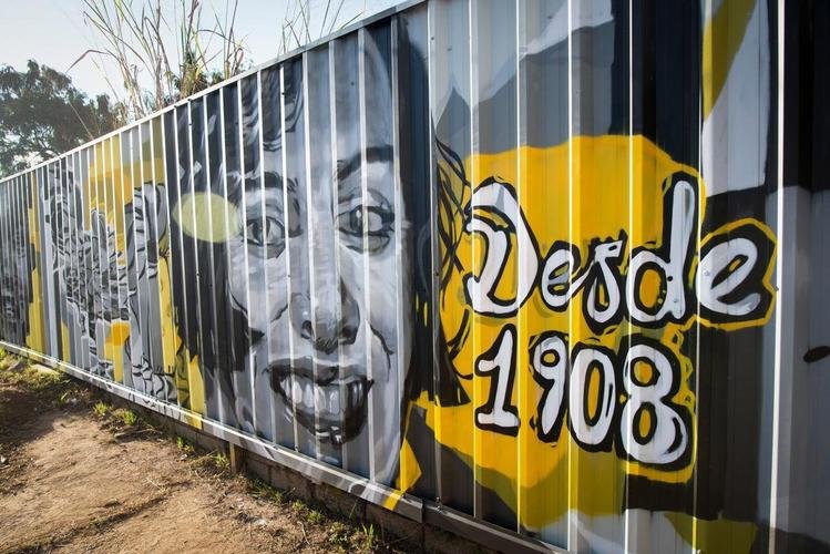 Grafites da Arena MRV ganham cores