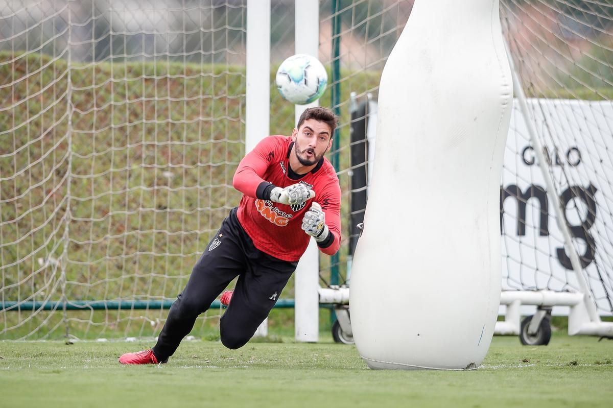 Goleiro Rafael testou positivo para a COVID-19 em 26 de novembro e foi o 33º caso de infecção pelo coronavírus no Atlético