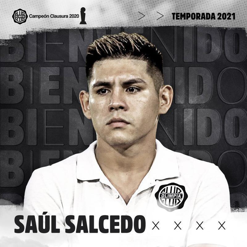 Saúl Salcedo, lateral-direito (Olimpia, do Paraguai)