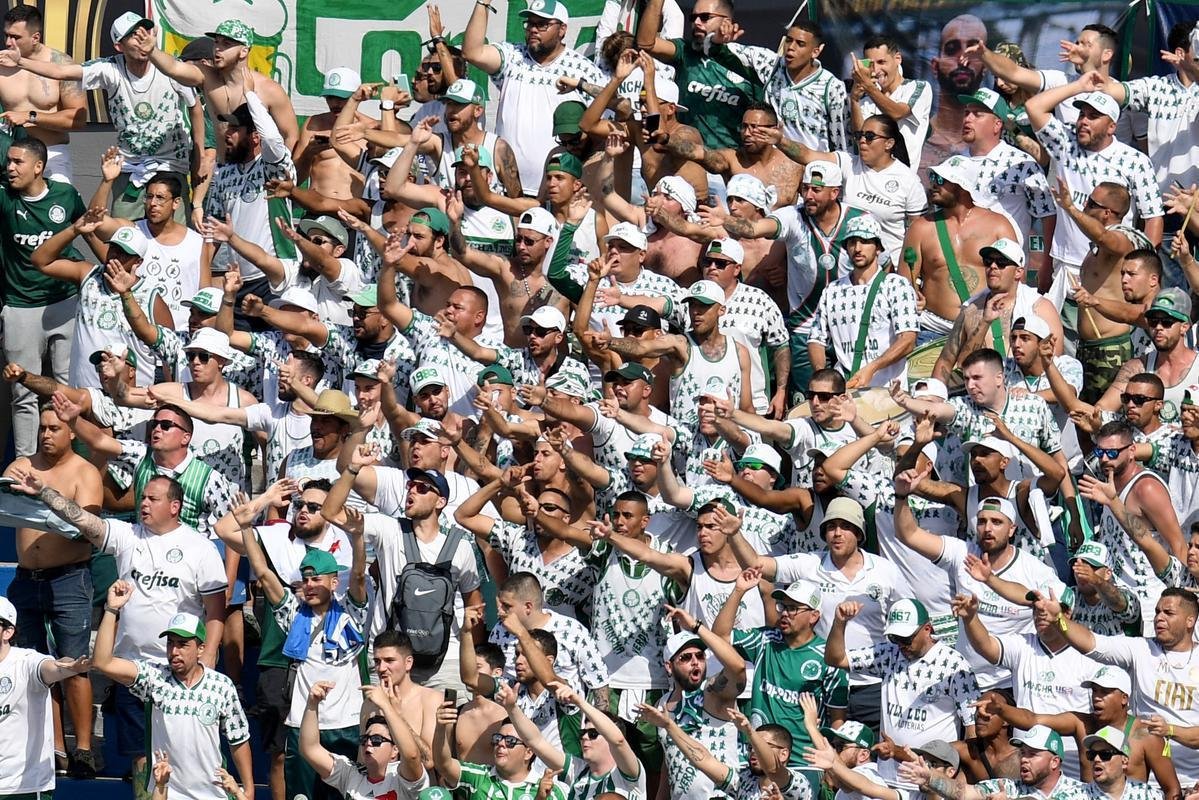 Torcida do Palmeiras na final da Libertadores