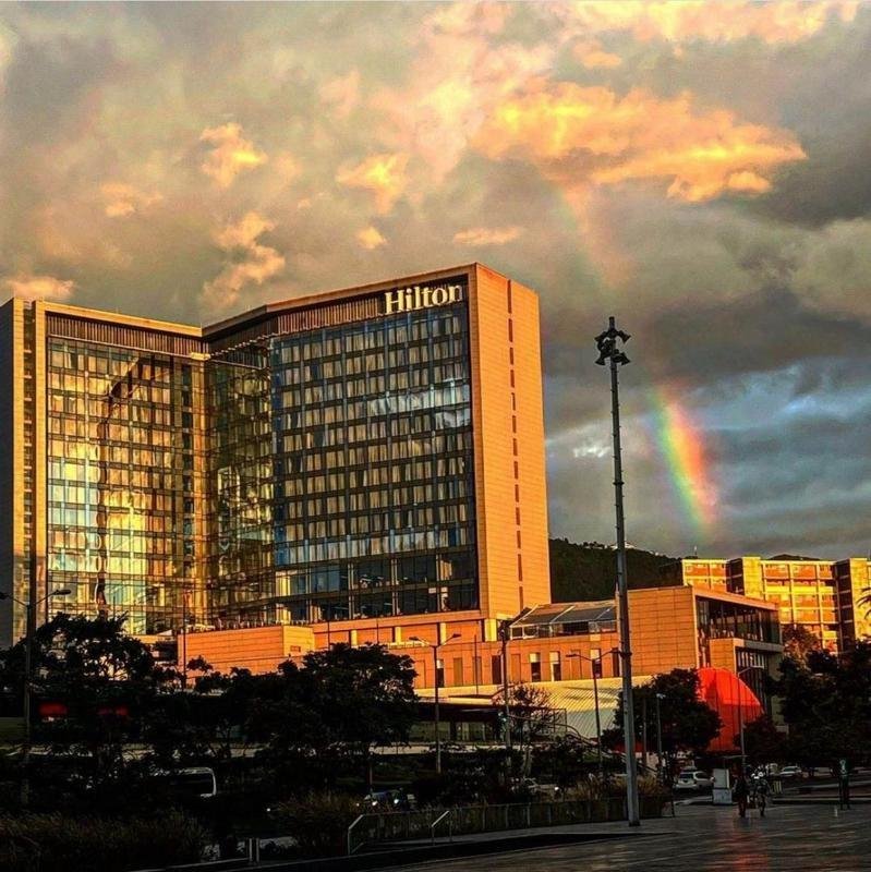 Fotos do Hilton Bogota Corferias, hotel que receber a delegao do Atltico na Colmbia para o compromisso pela Copa Libertadores, diante do Millonarios.