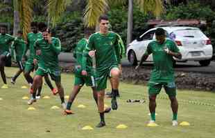Imagens do treino do América em Criciúma, para duelo pela Copa do Brasil