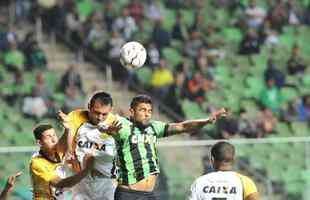 Imagens da partida entre Amrica e Cricima, no Independncia, pela Srie B do Brasileiro