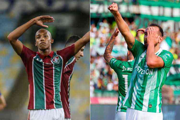 <i>(Foto: Lucas Meron/Fluminense; Divulgao/Atltico Nacional)</i>