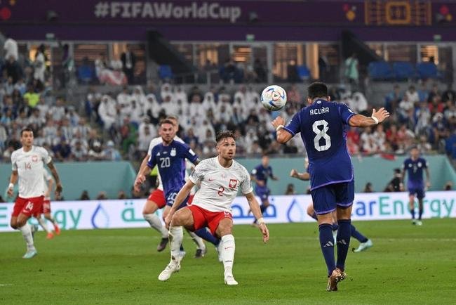 Fotos do jogo entre Polnia e Argentina no Estdio 974, em Doha, pela terceira rodada do Grupo C da Copa do Mundo, no Catar