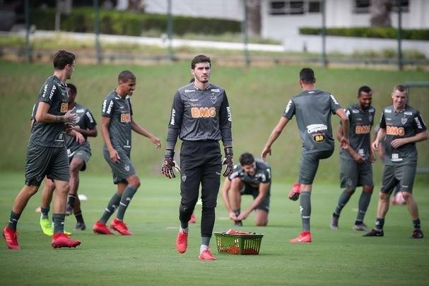 Fotos do treino do Atlético