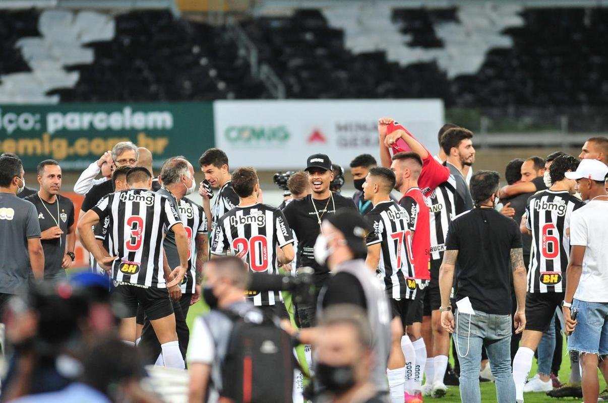 Fotos da festa do Atltico no Mineiro com a conquista do bicampeonato mineiro
