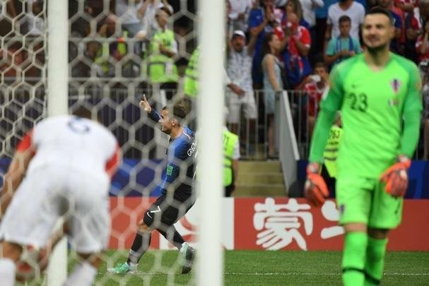 Fotos da final da Copa do Mundo, entre Frana e Crocia, em Moscou 
