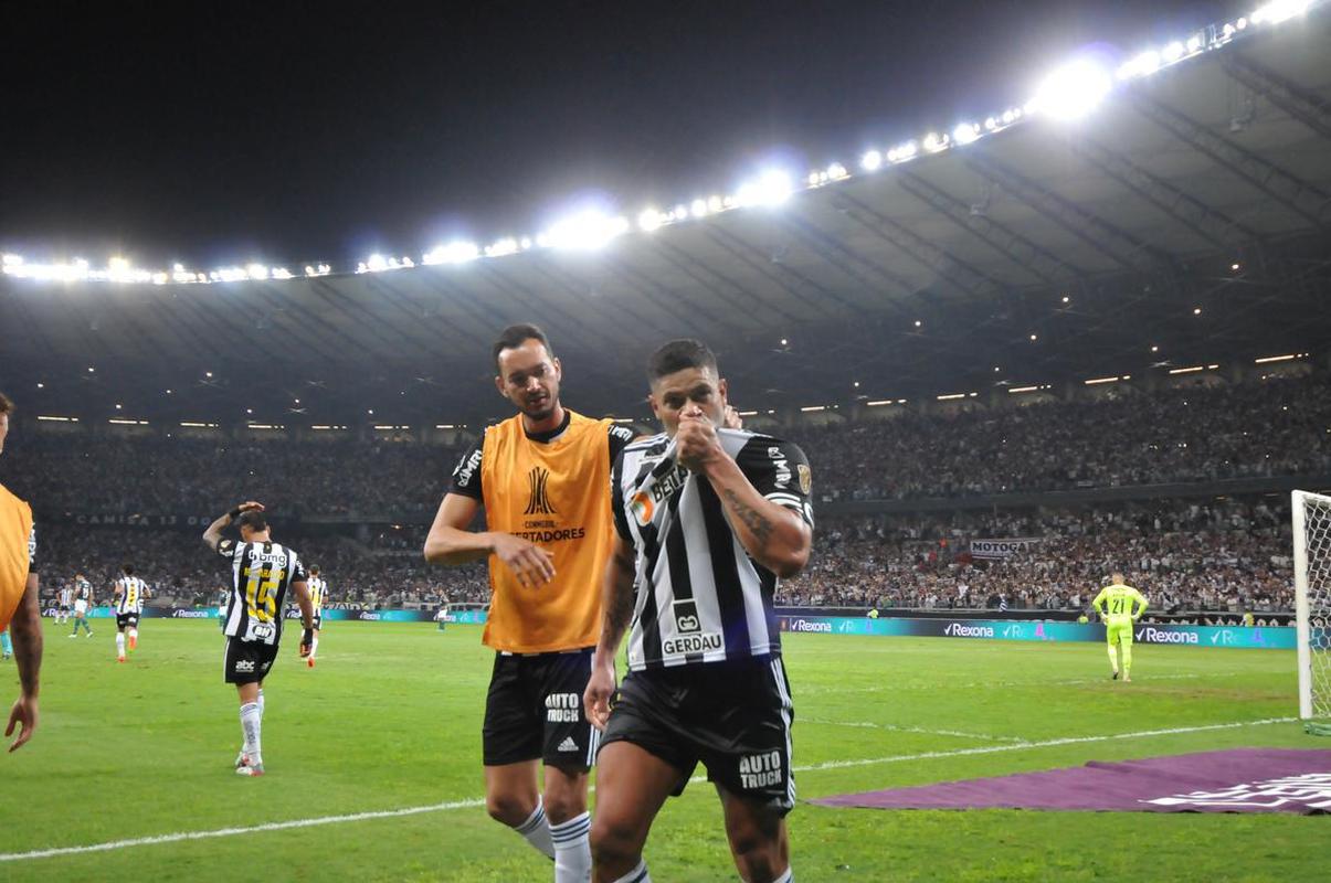 Fotos do jogo de ida das quartas de final da Copa Libertadores, entre Atltico e Palmeiras, no Mineiro