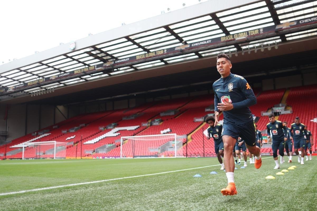 Veja imagens do último treino do Brasil antes do amistoso contra a Croácia