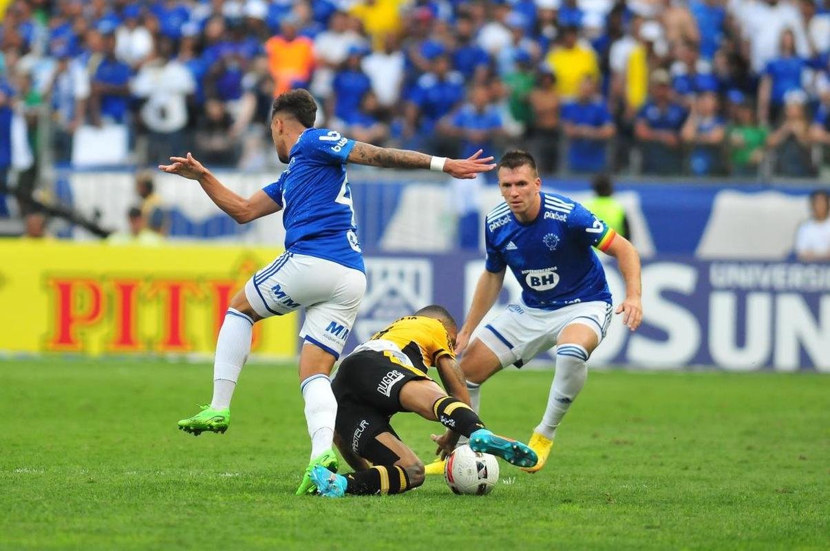 Fotos do jogo entre Cruzeiro e Cricima, neste domingo (4), no Mineiro, pela 28 rodada da Srie B