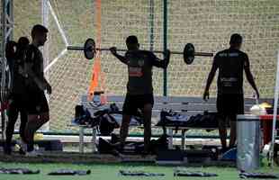 Fotos do treino: Atltico se prepara para enfrentar o Corinthians