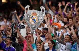 Veja as fotos dos torcedores do Liverpool e do Real Madrid na final