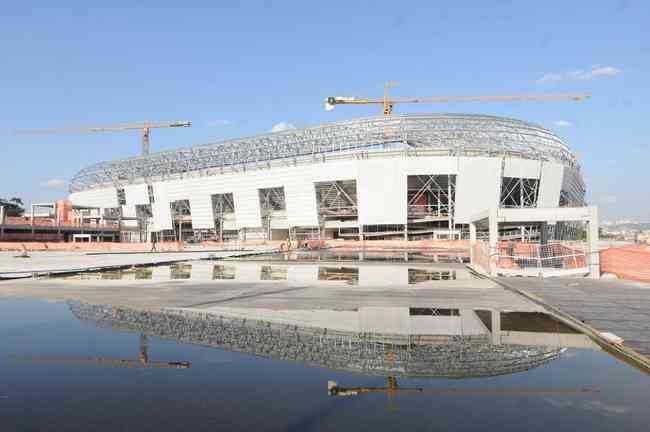 Futuro estádio do Galo, Arena MRV está com 60% das obras concluídas