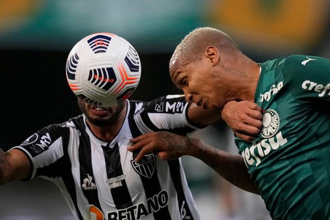 Fotos do jogo de ida da semifinal da Copa Libertadores de 2021, entre Palmeiras e Atltico, no Allianz Parque, em So Paulo