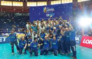 Cruzeiro venceu o Minas por 3 sets a 0 e faturou o sétimo título da Superliga Masculina