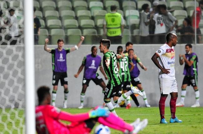 Fotos do jogo entre Amrica e Tolima, no Independncia, em Belo Horizonte, pela terceira rodada do Grupo D da Copa Libertadores 2022