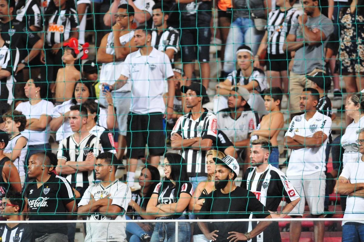 Fotos do jogo entre Atltico e Grmio