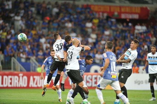 Fotos do jogo entre Cruzeiro e Grmio
