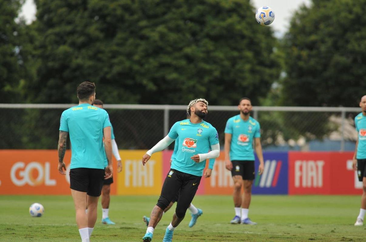 Seleo Brasileira concluiu na Toca da Raposa II, CT do Cruzeiro, em BH, a preparao para enfrentar o Paraguai no Mineiro pelas Eliminatrias da Copa do Mundo do Catar