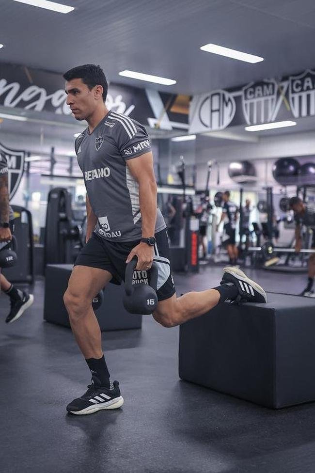 Treino do Atltico na Cidade do Galo, na manh desta tera-feira (11/10).