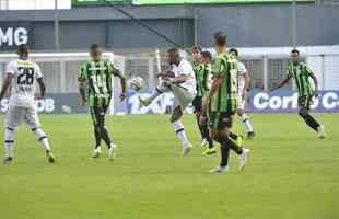 Amrica chegou ao gol no segundo tempo, em chute cruzado de Ademir: 1 a 0