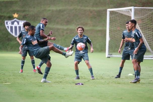 Fotos do treino do Atlético