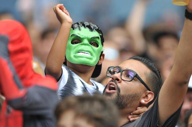 Torcida do Atl�tico no jogo contra o Internacional, no Mineir�o, na estreia da S�rie A do Campeonato Brasileiro