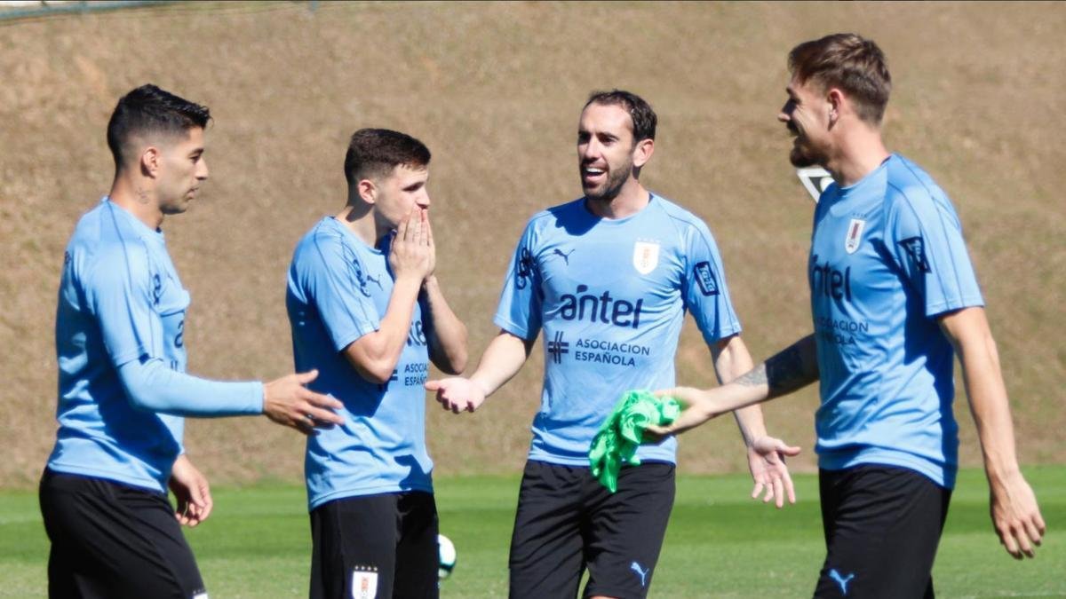 Jogadores da Seleo Uruguaia fizeram nesta sexta seu segundo treino em solo mineiro. Atletas deixaram o hotel pela manh e se dirigiram  Cidade do Galo, onde fizeram um treinamento fechado  imprensa