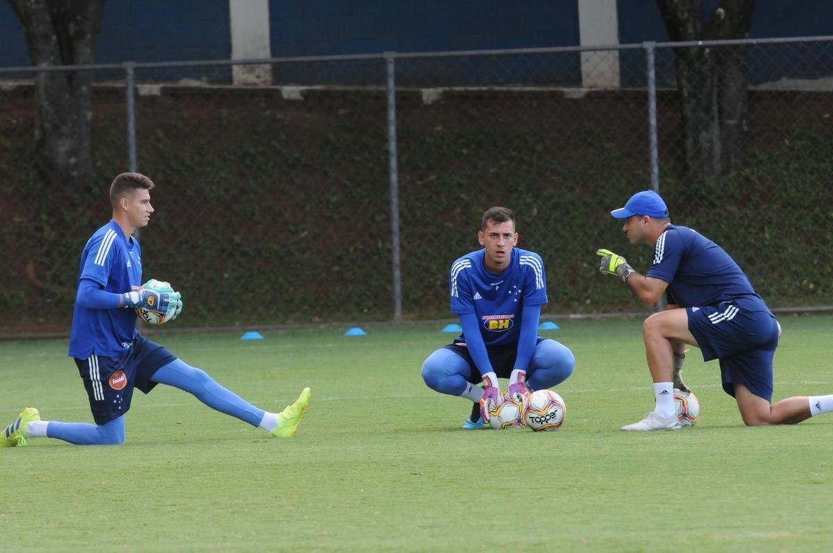 Fotos do treino do Cruzeiro desta quinta-feira, na Toca da Raposa II (crdito: Juarez Rodrigues/EM D.A Press)