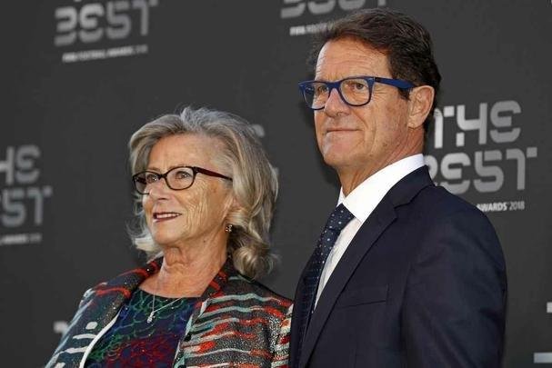 Fabio Capello e sua esposa Laura Ghisi 