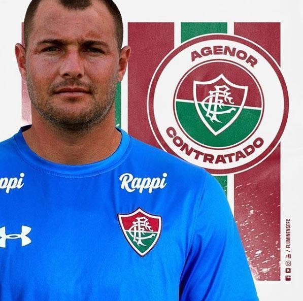 O Fluminense anunciou a contratao do goleiro Agenor