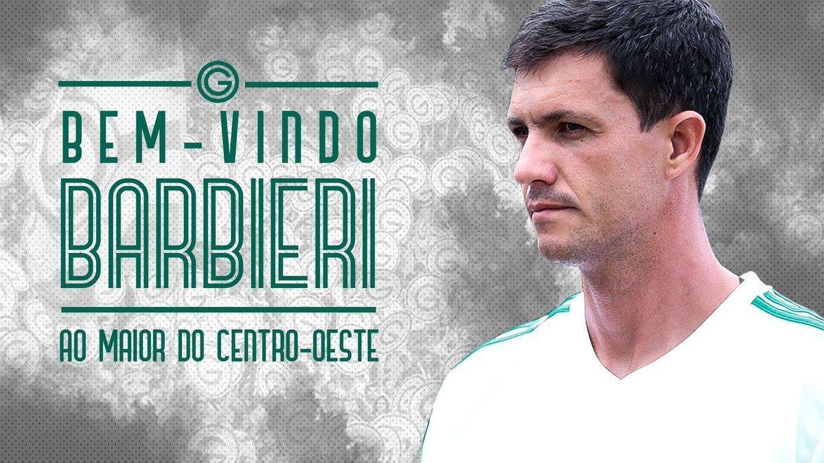 O Gois anunciou a contratao do tcnico Maurcio Barbieri