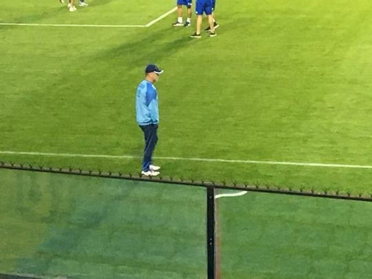 Fotos do mtico estdio de La Bombonera e do trabalho de reconhecimento feito pelo Cruzeiro