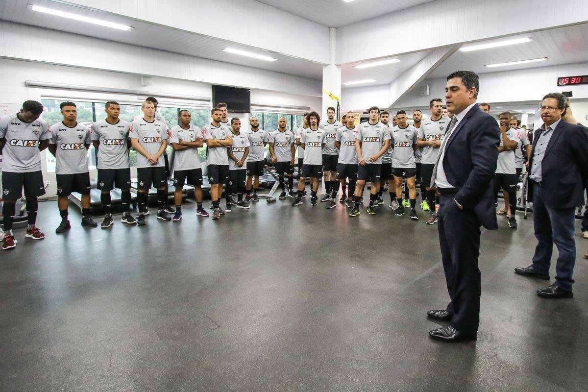 Veja fotos dos jogadores do Atltico no dia da reapresentao