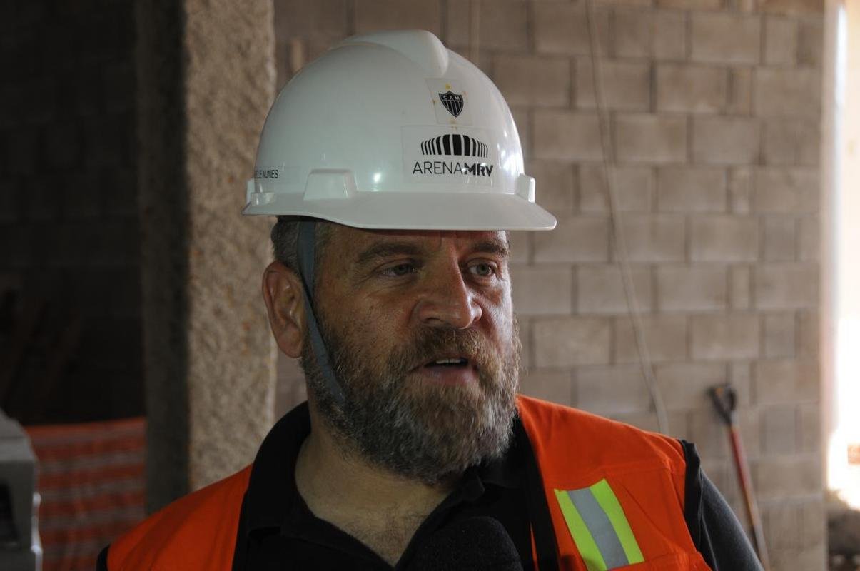 Futuro estdio do Galo, Aena MRV est com 60% das obras concludas