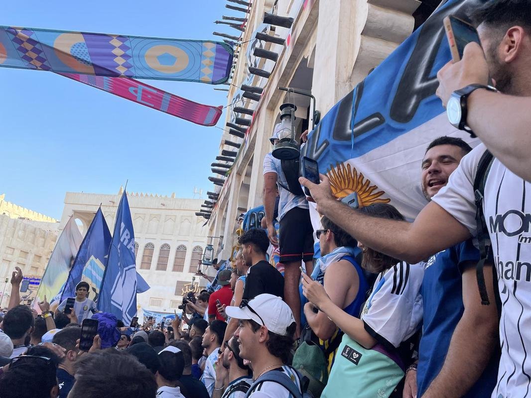 Festa Argentina no Souq Waqif, mercado de Doha