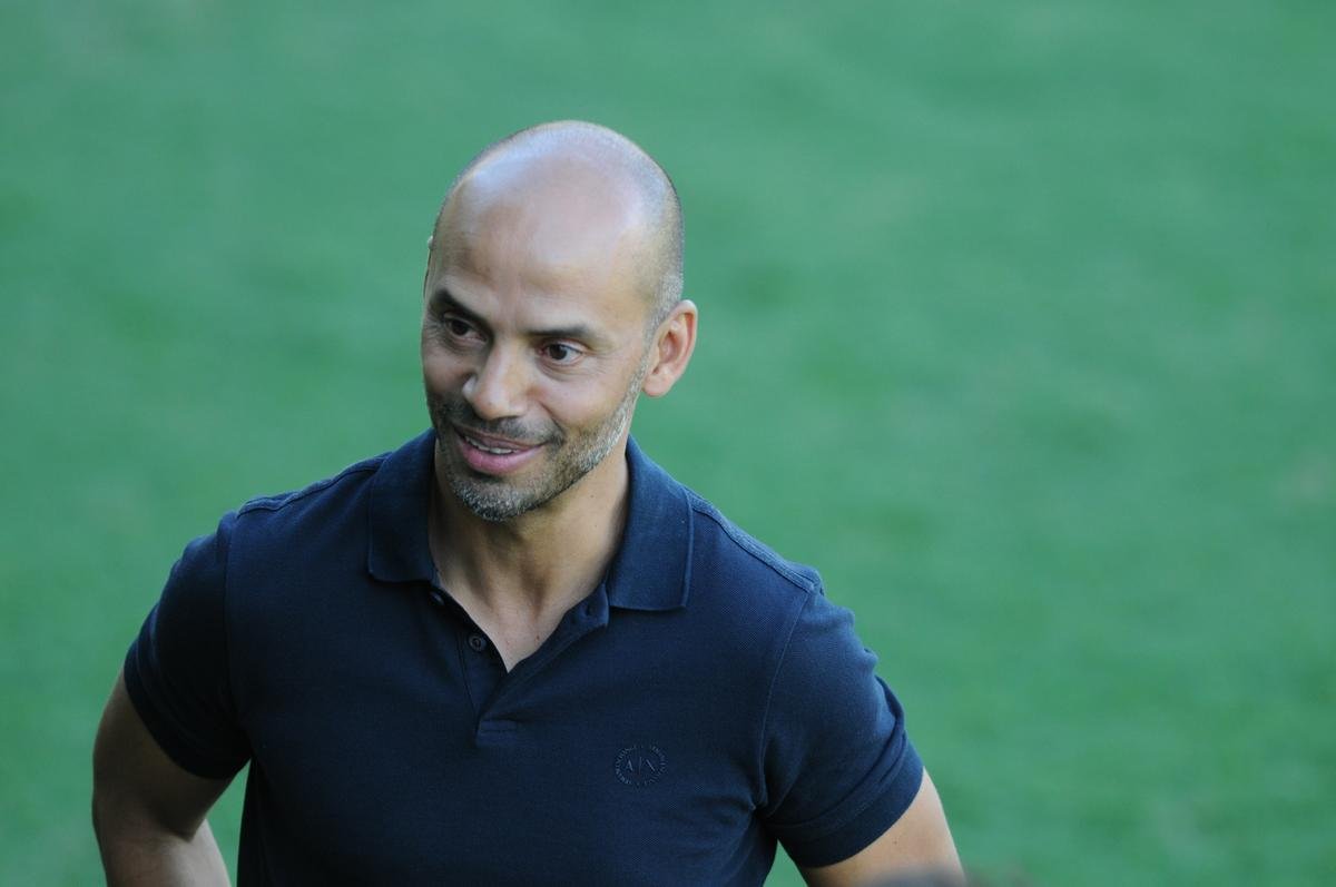 Imagens do treino na Cidade do Galo