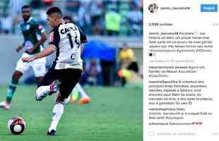 Danilo, lateral que veio do Amrica, tambm usou o Instagram para mandar a mensagem: 'Espero por muito tempo honrar seu nome'