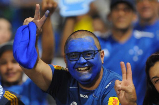 Fotos da torcida do Cruzeiro na partida de volta das oitavas de final da Copa do Brasil, contra o Fluminense, no Mineiro (Juarez Rodrigues/EM/DAPress)