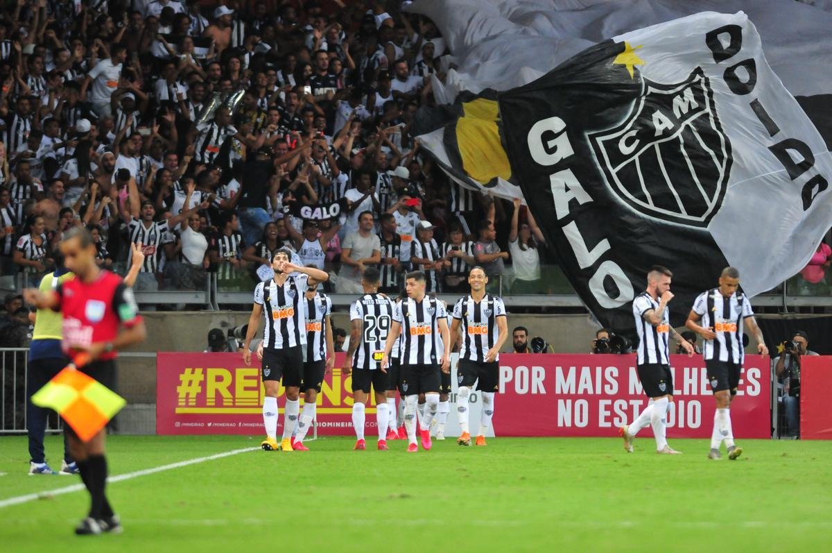 Imagens do clssico mineiro entre Atltico e Cruzeiro 